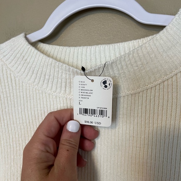 Free People Easy Crop Pullover Sweater NWT - Picture 5 of 10